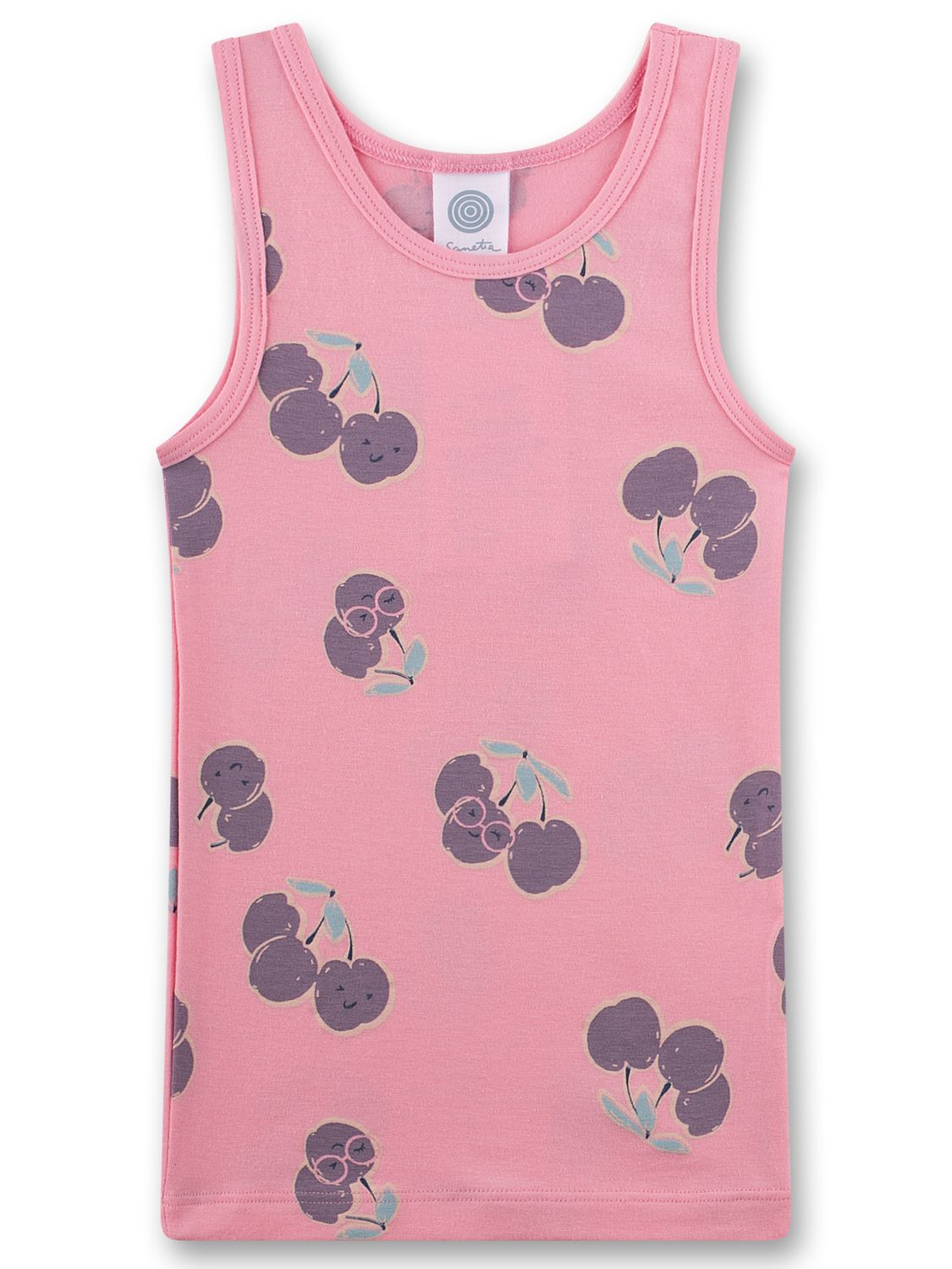 Sanetta meisjes Singlet: Kersen motief