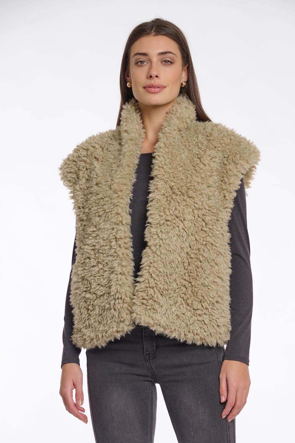 Rino &amp; Pelle teddy bodywarmer: Freya, Green Mist,