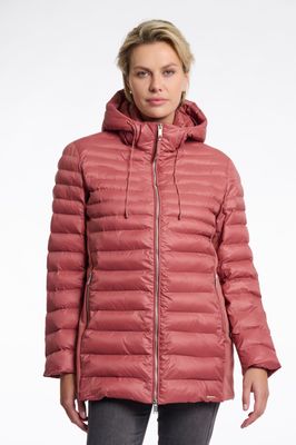 Rino &amp; Pelle Winterjas met kap: Indira, Red Ochre
