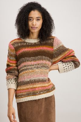 Signe Nature Trui; grof gebreid, verschillenden kleuren