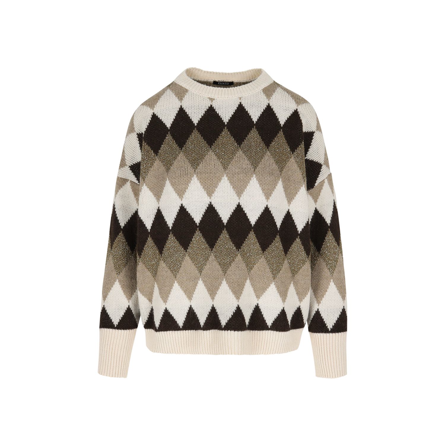 Punto One Dames Trui: Lucia, Brown