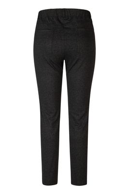 KJ Brand dames broek: Jenny, Donker blauw/zwart , Duitse maten, elastiek in de lenden