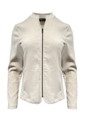 Frank Walder Vest: Beige, ribfluweel