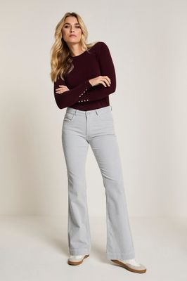 Para Mi Dames Broek: Jade, Vintage corduroy, Dusty Blue