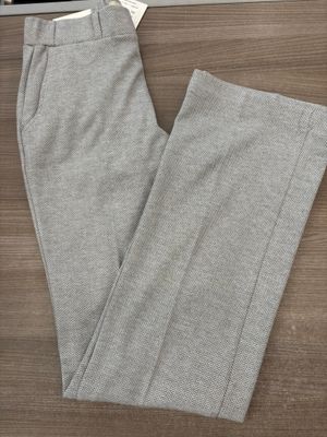 Para Mi Dames Broek: Hannah Elastic, Knitted Jacquar, Herringbone Light Grey, L32