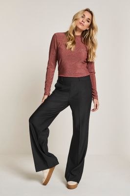 Para Mi Broek: Mira Elastic, Twill Jersey, Black L32