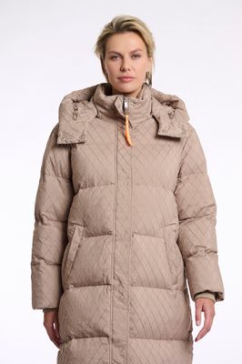 Rino &amp; Pelle winterjas: Zestte, Toffee kleur, lang model