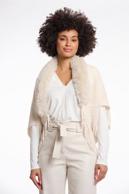 Rino &amp; Pelle Cape: Warda, Birch color