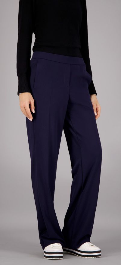 Gardeur Dames broek: Franco800, Blauw, Elastiek in de lenden