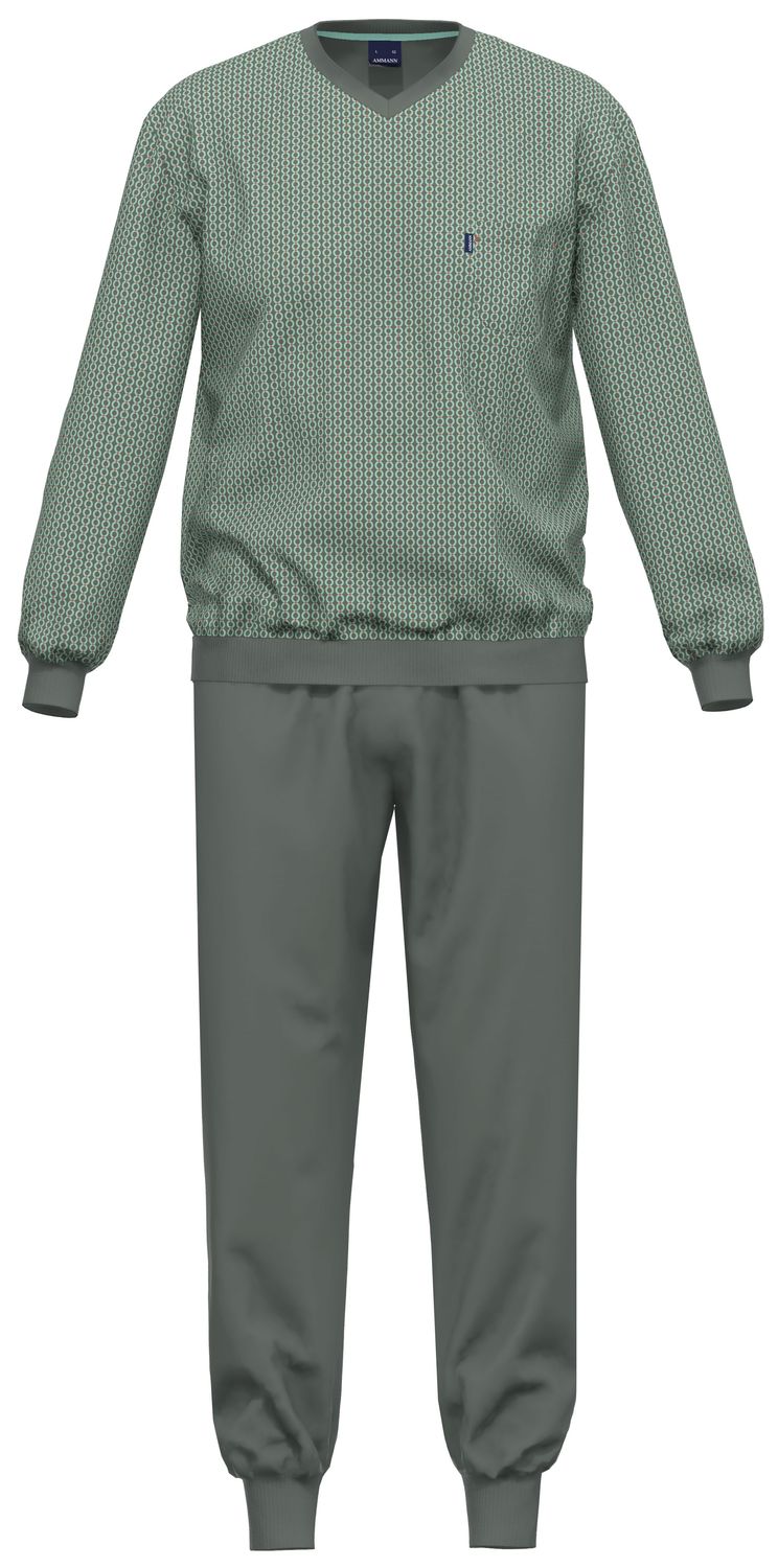 Ammann heren pyjama: V hals