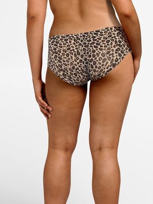 Chantelle softstretch Hipster: Leopard Print, Shorty model, naadloos ( TU: XS/XL )