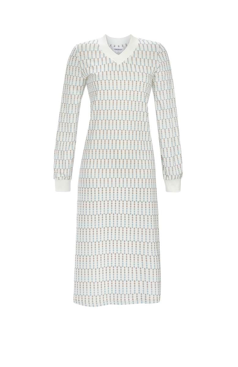 Ringella nachthemd Dames: Champagner kleur interlock, 125cm