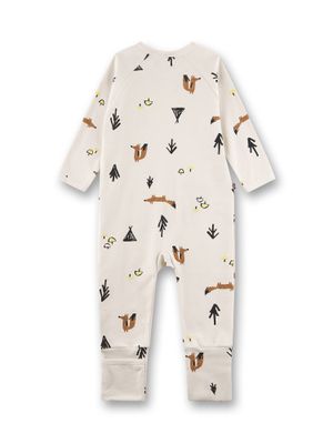 Sanetta Romper pyjama Baby's: Beige, Vosjes motief