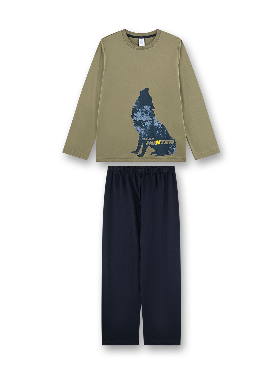 Sanetta pyjama jongens: Kaki, Wolf