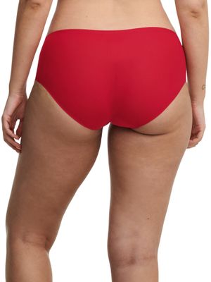 Chantelle softstretch Hipster: Poppy Red, Shorty model, naadloos ( TU: XS/XL )