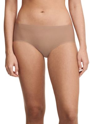 Chantelle softstretch Hipster: Coffee Latte, Shorty model, naadloos ( TU: XS/XL )