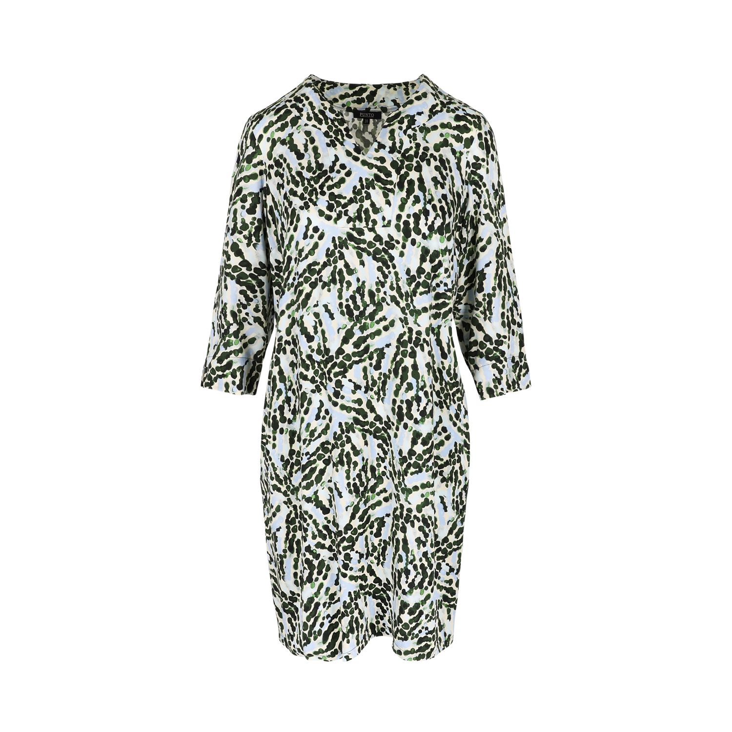 Punto One Kleed: Satijnen kleed, Green / Blue