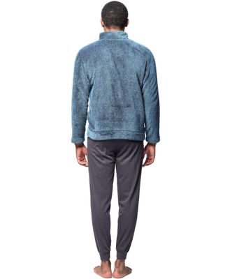 Egatex ( Soy ) Kamerjas Heren: Winter, Blauw, zeer warm, kort met rits