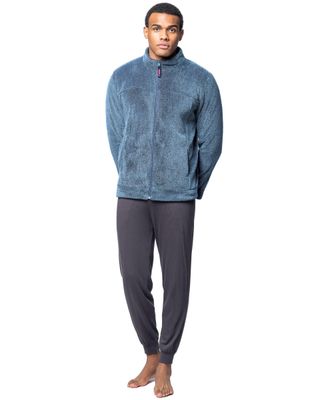 Egatex ( Soy ) Kamerjas Heren: Winter, Blauw, zeer warm, kort met rits