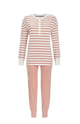 Ringella Dames pyjama: Peach, gestreept