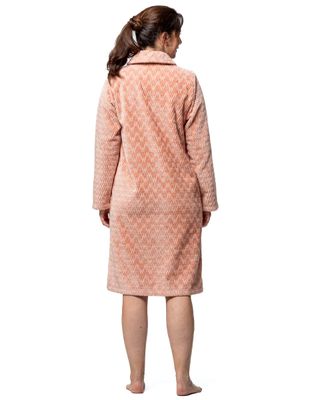 Egatex kamerjas Dames: Peach kleur, met knopen