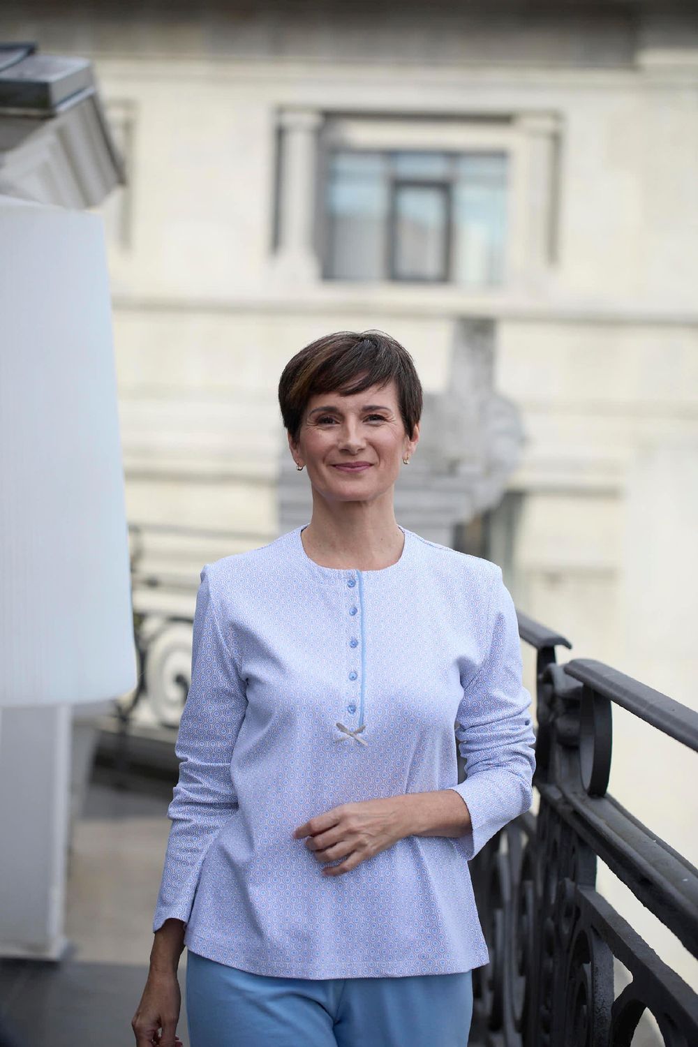 Egatex Dames pyjama: Blauw, interlock katoen
