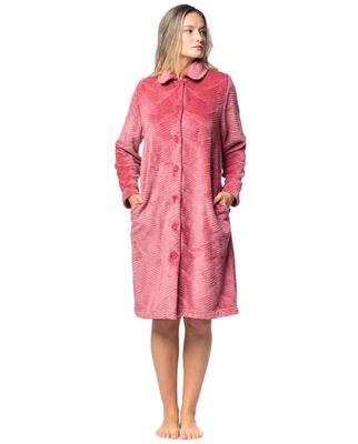 Egatex Dames Kamerjas: Rood, met knopen
