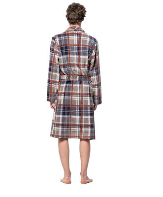 Egatex ( Soy ) Kamerjas Heren: Marron ,Caree motief, warm