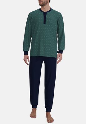 Gotzburg pyjama heren: Groen, katoen