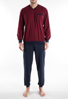 Gotzburg pyjama heren: Rood / blauw