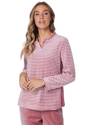 Pastunette Dames pyjama: Roze, Velours, tot 52