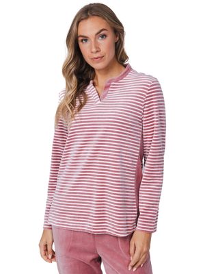 Pastunette Dames pyjama: Roze, Velours, tot 52