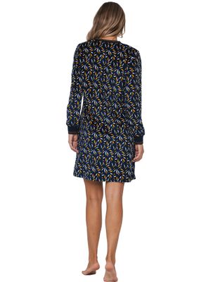 Pastunette Dames nachthemd: Blauw, Fleece