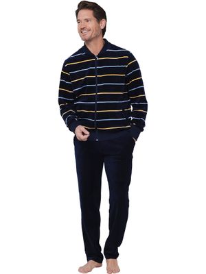 Pastunette homewear Heren: blauw, velours