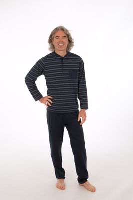 Perlina heren pyjama: Adam blauw, tot maat 6XL