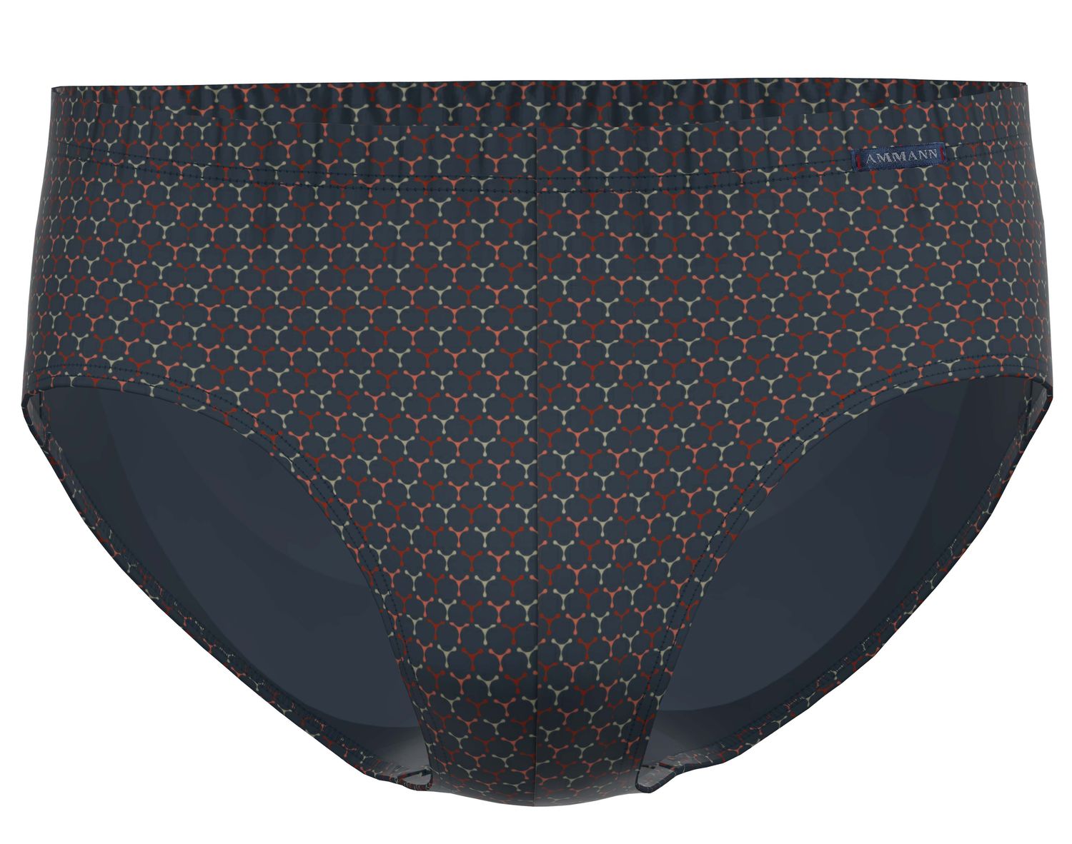 Ammann Heren Slip: Blauw met motief