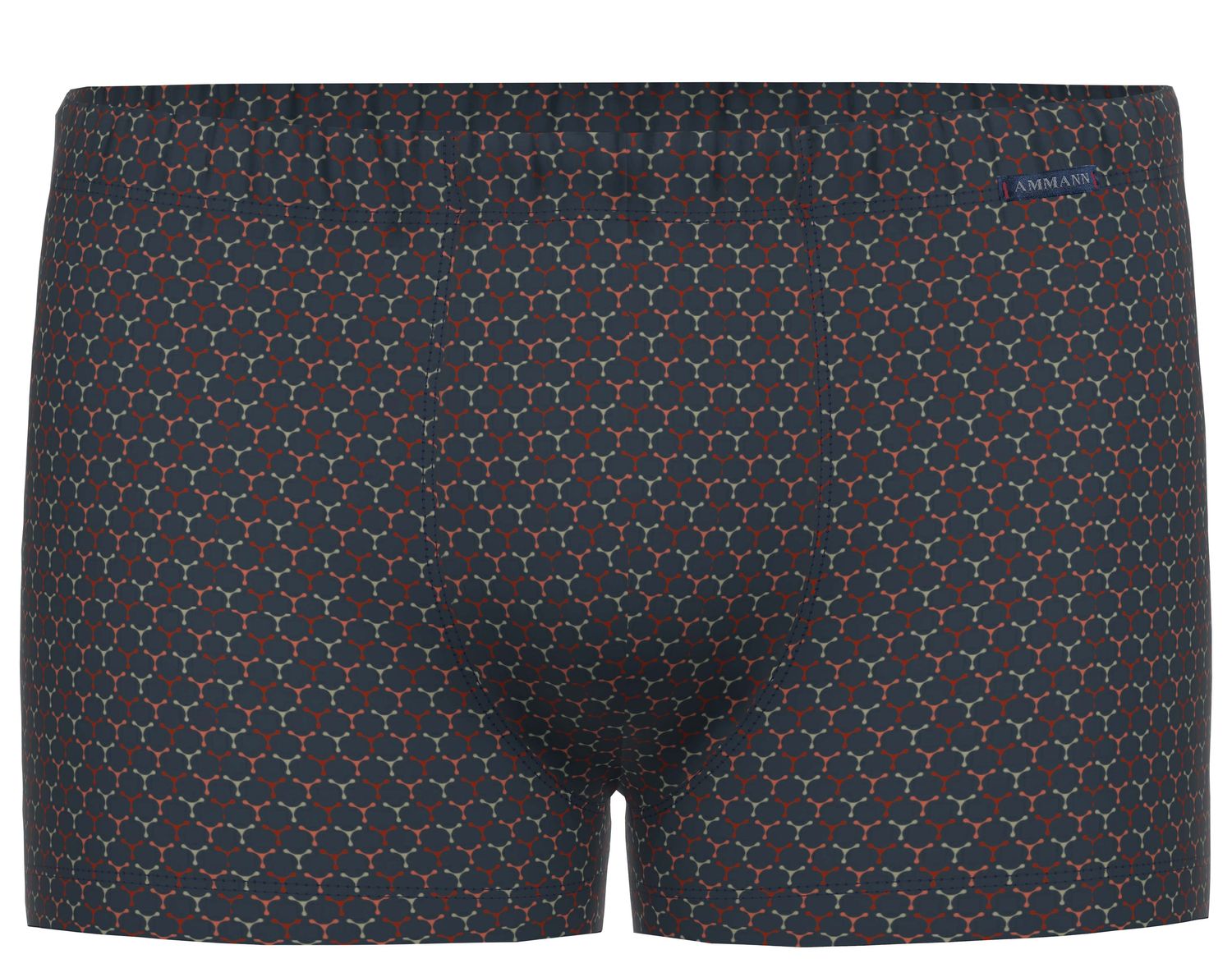 Ammann Heren Boxer: Blauw met motief
