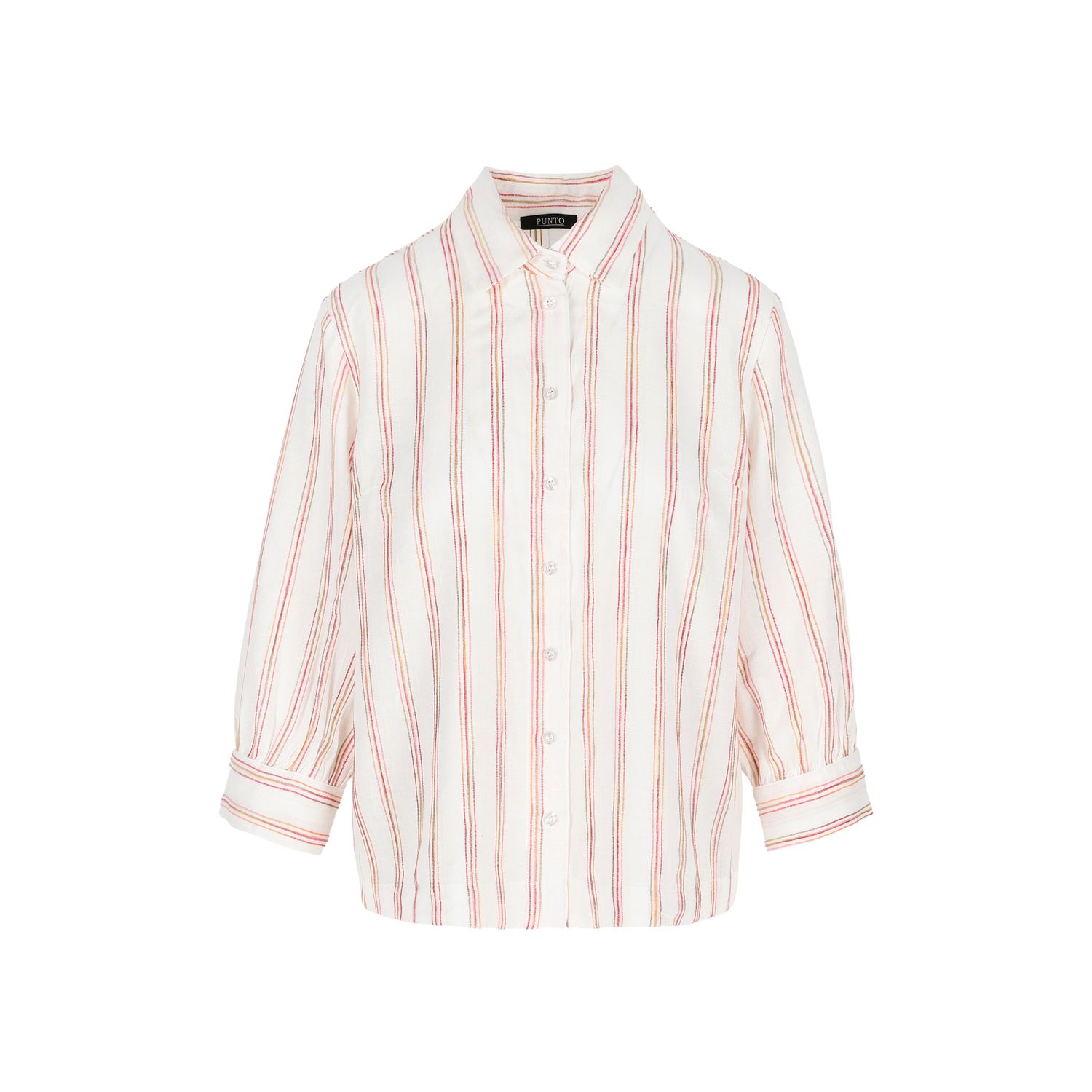 Punto One Dames hemdsbloes: Veerle, 3/4 mouw