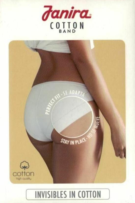 Janira Slip Cotton Band Maxi ( Naadloos ) Zwart / wit / huidskleur
