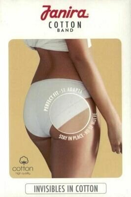 Janira Slip Cotton Band Maxi ( Naadloos ) Zwart / wit / huidskleur