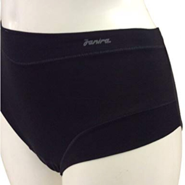 Janira Slip: Esencial dames maxi verpakt per 2 M tot XXXL  ( ZWART )