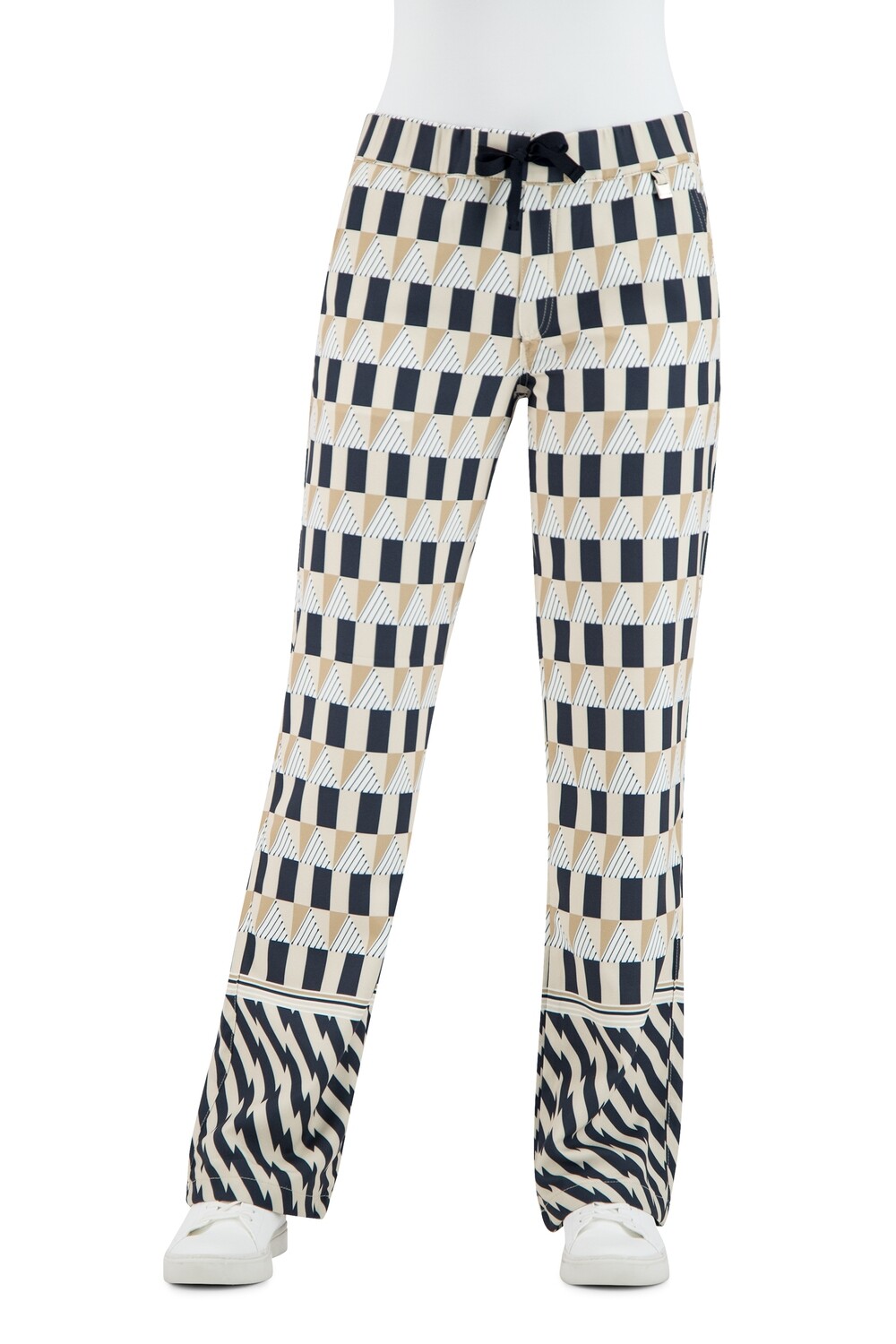 Para Mi broek: Hannah Bilbao Geo, elastiek in de lenden