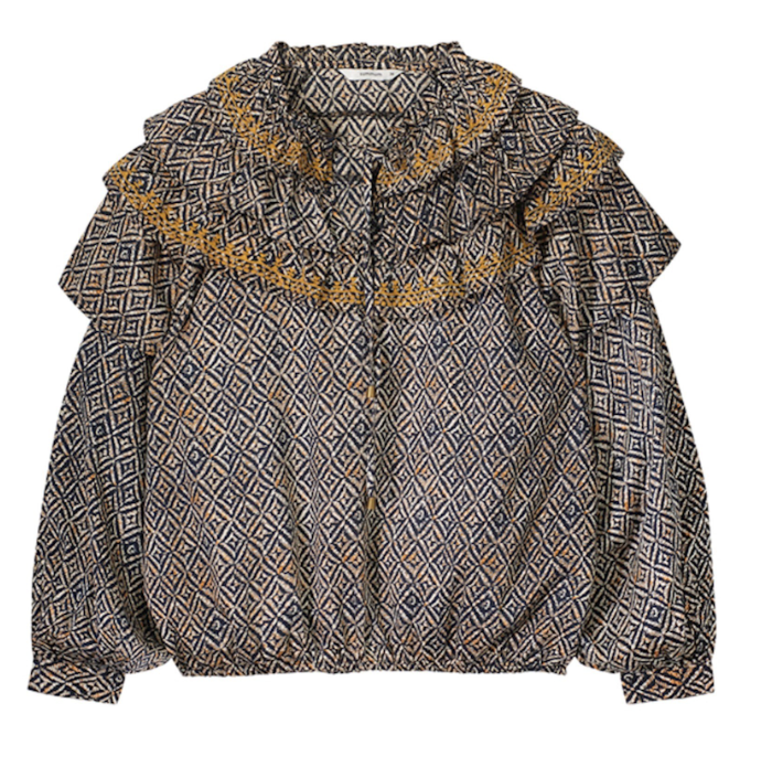 Summum bloes: Beige / bruin print