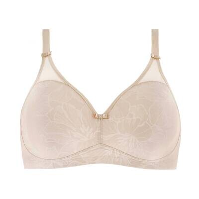 Felina beugelloze bh: Vision Bloom, Nude ( europese maten )