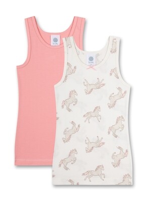 Sanetta Meisjes singlet: Duopack