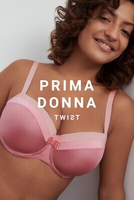Prima Donna Twist Balconette bh: Glow, Ballet Pink, Europese Mate,