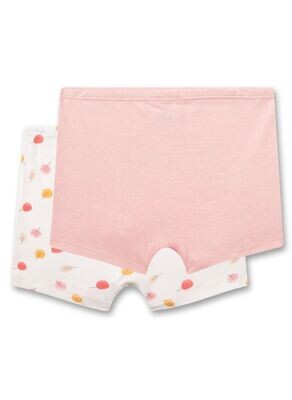 Sanetta meisjes boxer: duopack, blaadjes motief