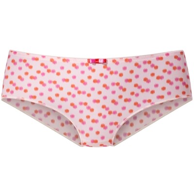 Dacapo Shorty: Leggiero, fushia gedrukt