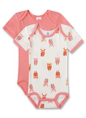 Sanetta Romper Meisjes: Uiltjes, Duopack