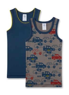 Sanetta Singlet jongens: Duopack, Auto's